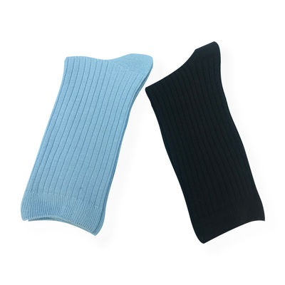 Método de tejido Calcetines de belleza de punto para mujeres 100% de algodón Calcetines de doble cilindro