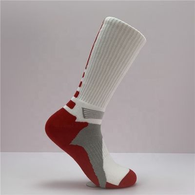 Calcetines deportivos personalizados de algodón con rodilla larga para adultos y jóvenes