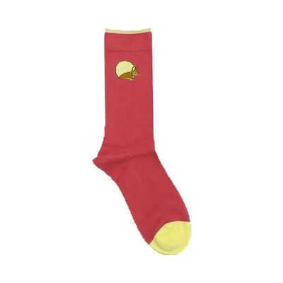 Calcetines de algodón Jacquard cómodos para mujeres con diabetes Respiradores y seguros Tamaño 39-42