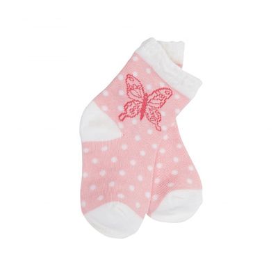 Calcetines de bebé de rayas coloridas Tejido transpirable 70%Cotón 28%Polyester 2%Spandex