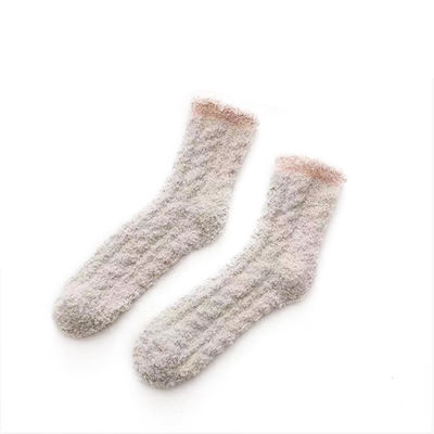 Calcetines de invierno suaves y cálidos con patrón de impresión Calcetines de poliéster gruesos y acogedores