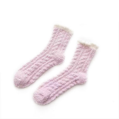 Calcetines de invierno suaves y cálidos con patrón de impresión Calcetines de poliéster gruesos y acogedores