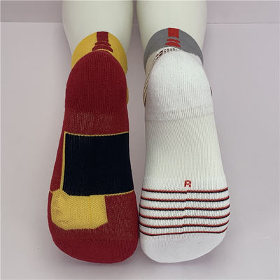 Calcetines de baloncesto Elite personalizados con tejido de punto transpirable y patrón de impresión de invierno
