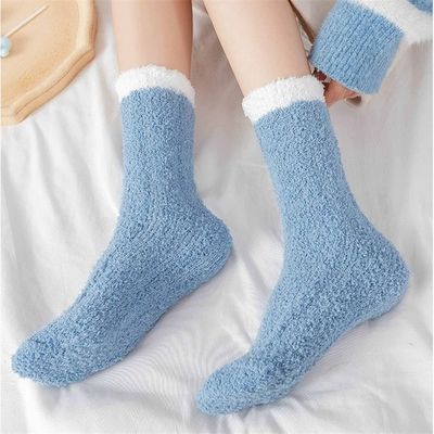 Calcetines gruesos antideslizantes para mujeres Calcetines térmicos de invierno cómodos y transpirables