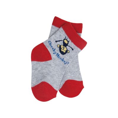 Niños pequeños calcetines de algodón sin resbalón calientes rayados para bebés niños calcetines de niños peludos