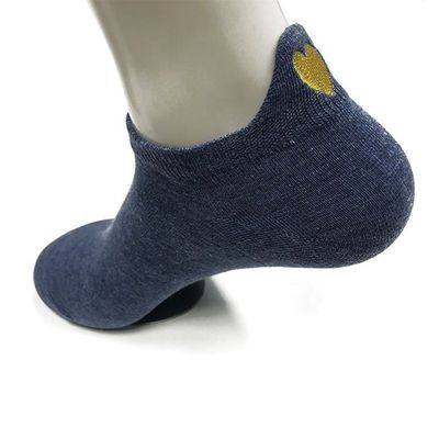 Calcetines suaves de algodón poliéster respiratorio para el verano calcetines diarios para hombres mujeres de punto simple tobillo