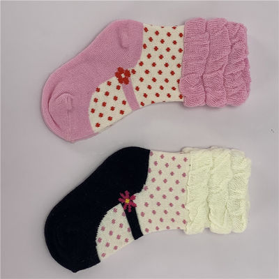 Bebé bebé personalizado de Navidad calcetines de rufo grande para niños calcetines de belleza de estilo popular