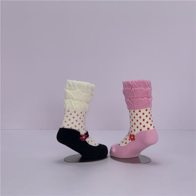 Bebé bebé personalizado de Navidad calcetines de rufo grande para niños calcetines de belleza de estilo popular