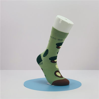 Coloridos calcetines antibacterianos con patrón de Jacquard perfectos para las mujeres