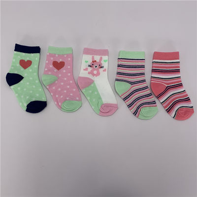 Estándar de espesor de impresión linda calcetines para bebés antideslizantes calcetines de algodón transpirables para niños