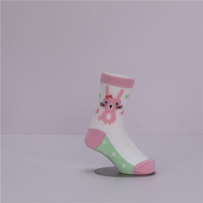 Estándar de espesor de impresión linda calcetines para bebés antideslizantes calcetines de algodón transpirables para niños