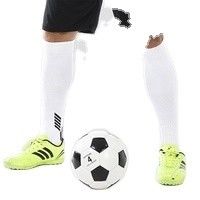 Calcetines de compresión de agarre de poliéster de estilo regular para hombres para el fútbol largo