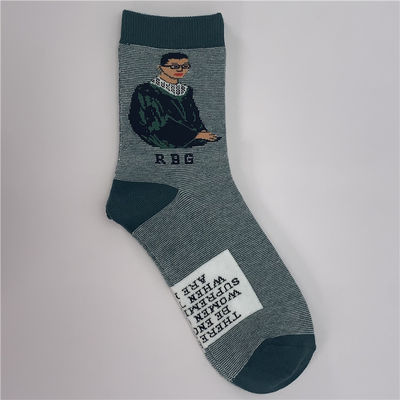 39-42 Calcetines de algodón de moda diseñador mujer calcetines térmicos largos de mujer patrón de impresión