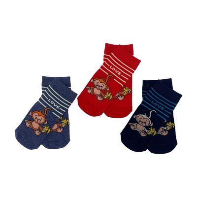 Calcetines de invierno de espesor estándar con tobillo de punto grueso Animales de dibujos animados para uso informal