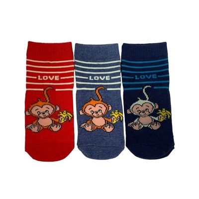 Calcetines de invierno de espesor estándar con tobillo de punto grueso Animales de dibujos animados para uso informal