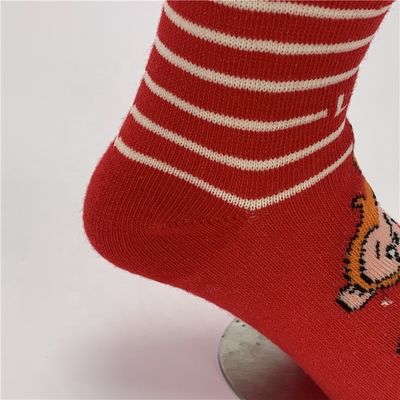 Calcetines de invierno de espesor estándar con tobillo de punto grueso Animales de dibujos animados para uso informal
