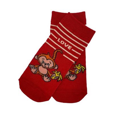 Calcetines de invierno de espesor estándar con tobillo de punto grueso Animales de dibujos animados para uso informal