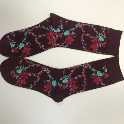 Logotipo personalizado Calcetines de impresión de moda hombres Calcetines de moda Método de tejido de punto asequible
