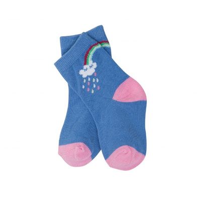 Calcetines ecológicos para niños Calcetines de algodón sostenibles para niños pequeños sin impresión