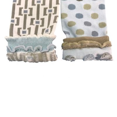 Calcetines de ruffle de punto calcetines de piernas largas de invierno para mujeres soporte de 7 días tiempo de entrega de la orden de muestra