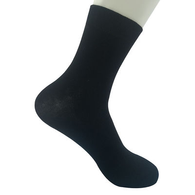 Tejido de verano 2% de elastano de varios colores de color sólido de bambú calcetines de hombre de punto