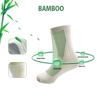 Calcetines de fibra de bambú para mujeres, absorción de humedad y antimicrobianos para la temporada de otoño-invierno