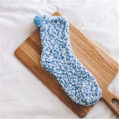 Calcetines de Navidad de Niña Calda Casual Coral Fleece Calcetines con Regalo