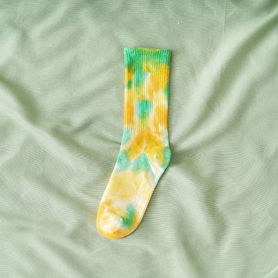 70% de algodón 25% de poliéster 5% de pandereta Unisex Calcetines con correa de corbata de estilo regular