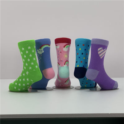 Calcetines de belleza de tobillo alto para todas las estaciones algodón grueso OEM orgánico moda infantil para bebés