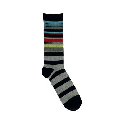 Función antibacteriana Calcetines de belleza rojos Calcetines deportivos de algodón rayados para hombres y mujeres