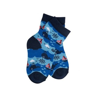 Calcetines escolares de algodón para niños Tejido 70%Algodón 28%Polyester 2%Spandex Calcetines de belleza