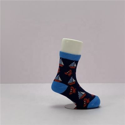 Calcetines escolares de algodón para niños Tejido 70%Algodón 28%Polyester 2%Spandex Calcetines de belleza