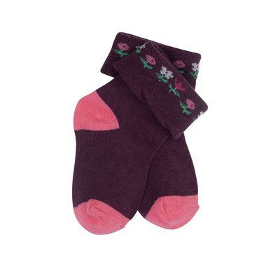 NO detección de agujas Calcetines de algodón para niños en colores dulces con grosor estándar