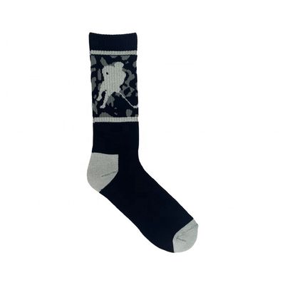 50000 Cantidad Calcetines de deporte de punto Calcetines de impresión de color antideslizante transpirable de algodón