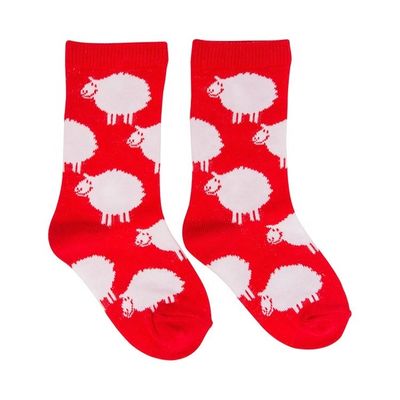 Calcetines de color rosa para niños con diseño antideslizante y grosor estándar
