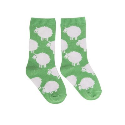 Calcetines de color rosa para niños con diseño antideslizante y grosor estándar