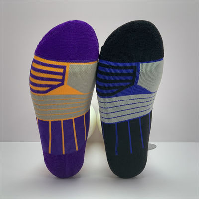 Calcetines deportivos cortos de algodón azul naranja para hombres Calcetines de tobillo 39-41
