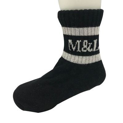 Calcetines de invierno con tobillo alto, respiratorios, antideslizantes y de seguridad, para bebés.