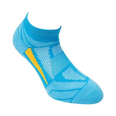 Confortable estilo regular mezcla de algodón transpirable calcetines de atletismo para hombres con tobillo invisible
