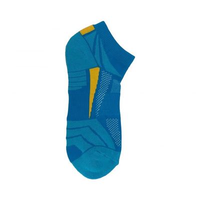 Confortable estilo regular mezcla de algodón transpirable calcetines de atletismo para hombres con tobillo invisible