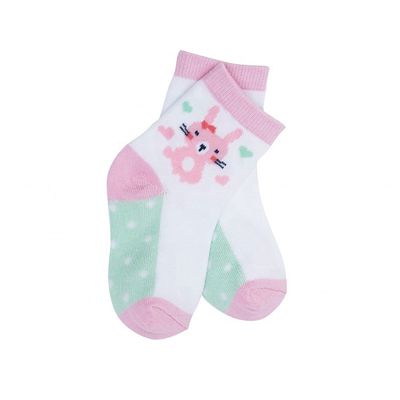 Calcetines de dibujos animados suaves y cómodos para niños pequeños Anillo alto Anti resbalón duradero