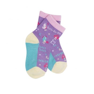 70% algodón 28% poliéster 2% tejido espandéx lindo dibujo animado imprimir logotipo personalizado calcetines para niños