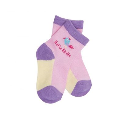 Calcetines de bebé de algodón orgánico gris Infantil Impresión linda Respirante Calcetines secos rápidos Diseño personalizado