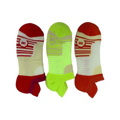 Impresión de poliamida atlética Baloncesto para adultos de colores múltiples Calcetines deportivos de corte bajo con tela