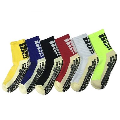 Calcetines de fútbol de absorción de sudor seco rápido para hombres con colores brillantes LZ-21-antilsip 01