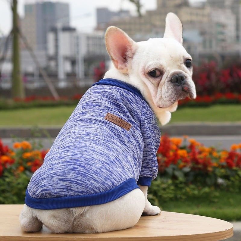 Ropa para perros para mascotas de poliéster de otoño e invierno Ropa cálida para perros pequeños XS-XXL