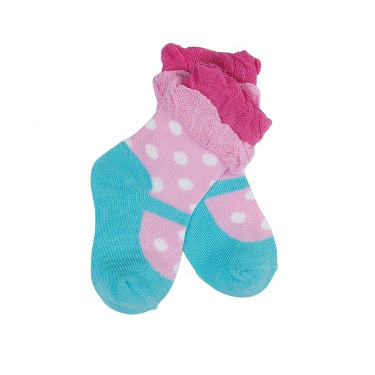 Calcetines suaves y duraderos para bebés en forma de zapatos de princesa tamaño 12-24M