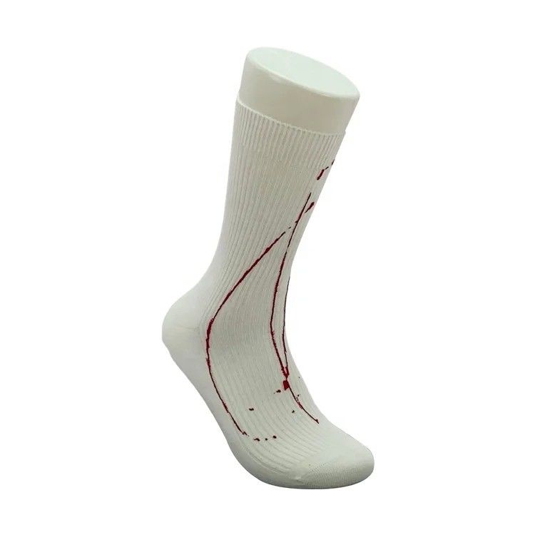 Calcetines de algodón de logotipo deportivo personalizado para hombres y mujeres Moda Calcetines de equipo de color plano