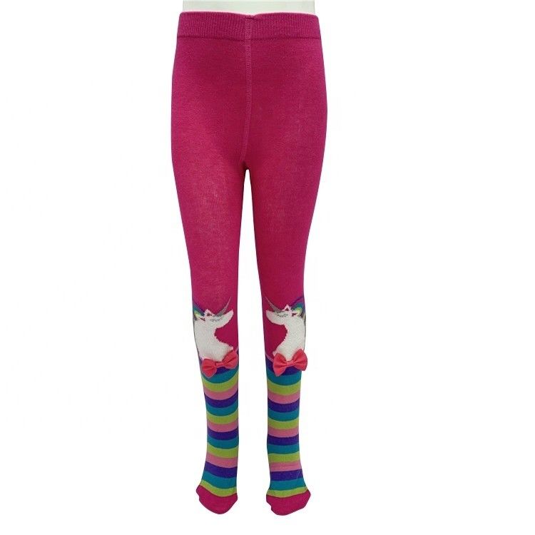 Calcetines de bebé con patrón impreso 70%Cotón peinado 28%Polyester 2%Spandex Calcetines de lana de chicas