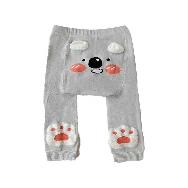 3D animal patrón calcetines de bebé en cinco opciones de color para primavera otoño algodón bebé